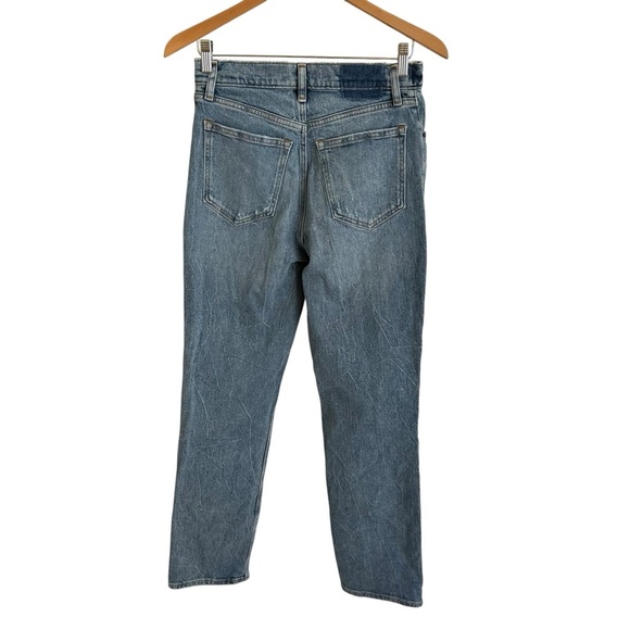 Abercrombie & Fitch size 4 Reg 27 90s Straight Ultra High Rise Jeans Stretch - Picture 3 of 6